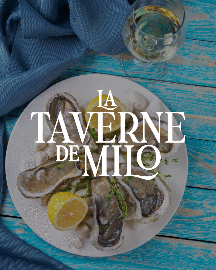 Image instagram présentant le logo de la taverne de milo